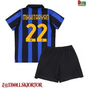 Inter Milan Henrikh Mkhitaryan #22 Hemmakläder Barn 2026-27 Kortärmad (+ Korta byxor)